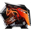 4COUGAR Conquer Aluminum Alloy ATX Mid Tower Aluminum Frame Tempered Glass Gaming Case with LED Fan4