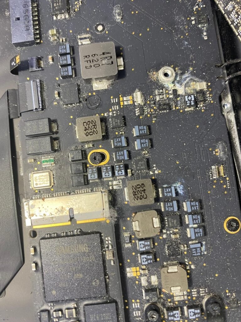 MacBook water damage repair in Windsor
