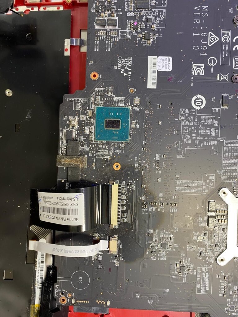 Laptop motherboard fault diagnosed in Windsor
