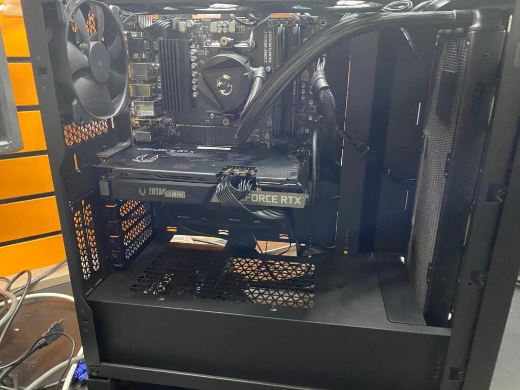 New computer setup at Tech Gate Computers