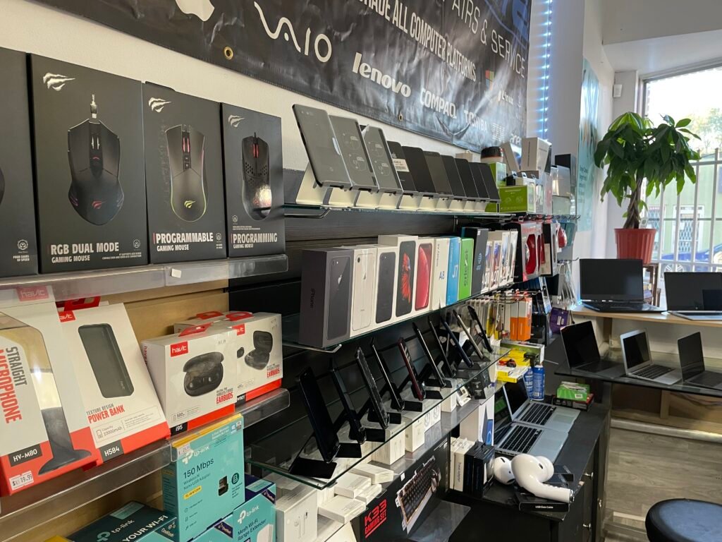 Inside Tech Gate Computers repair shop in Windsor, Ontario