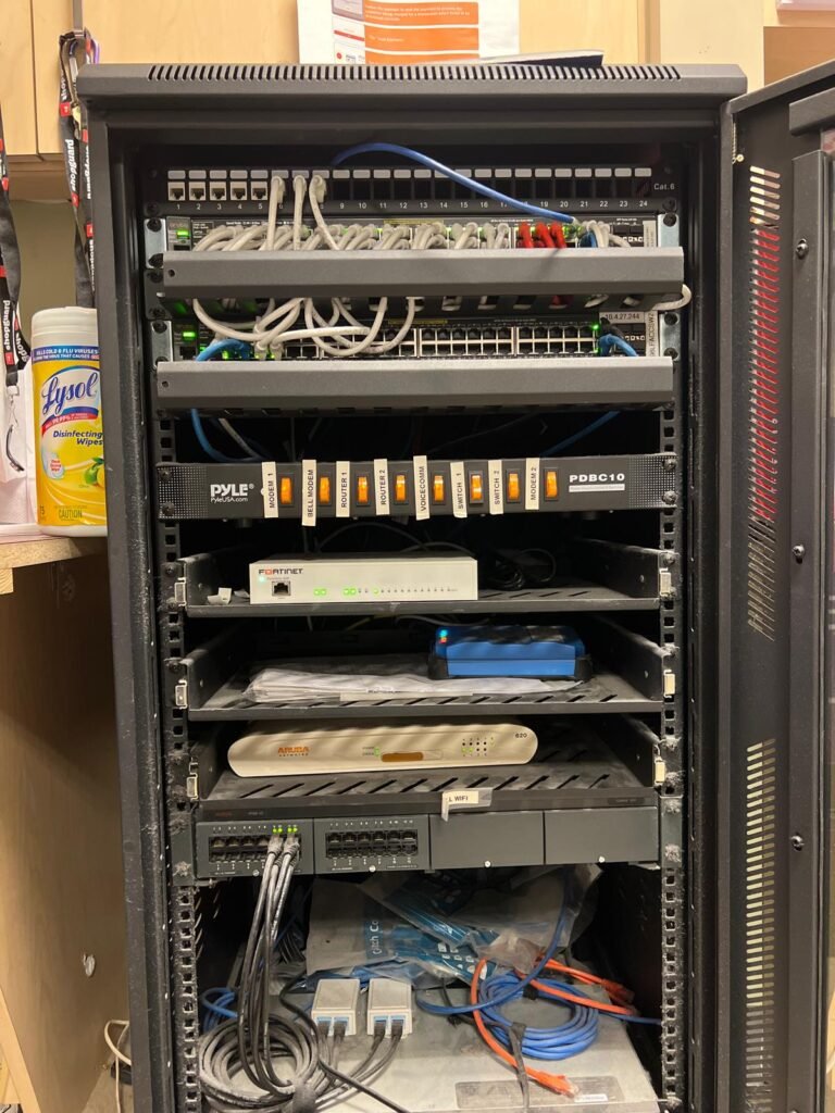 On-site network setup in Windsor