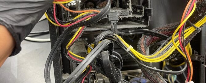 Dust cleaning of PC at Tech Gate Computers